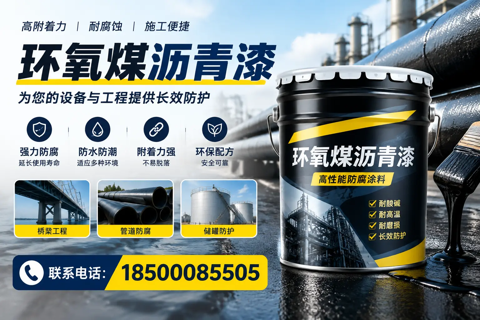 环氧煤沥青漆与其他涂料的对比分析,助力桥东企业决策